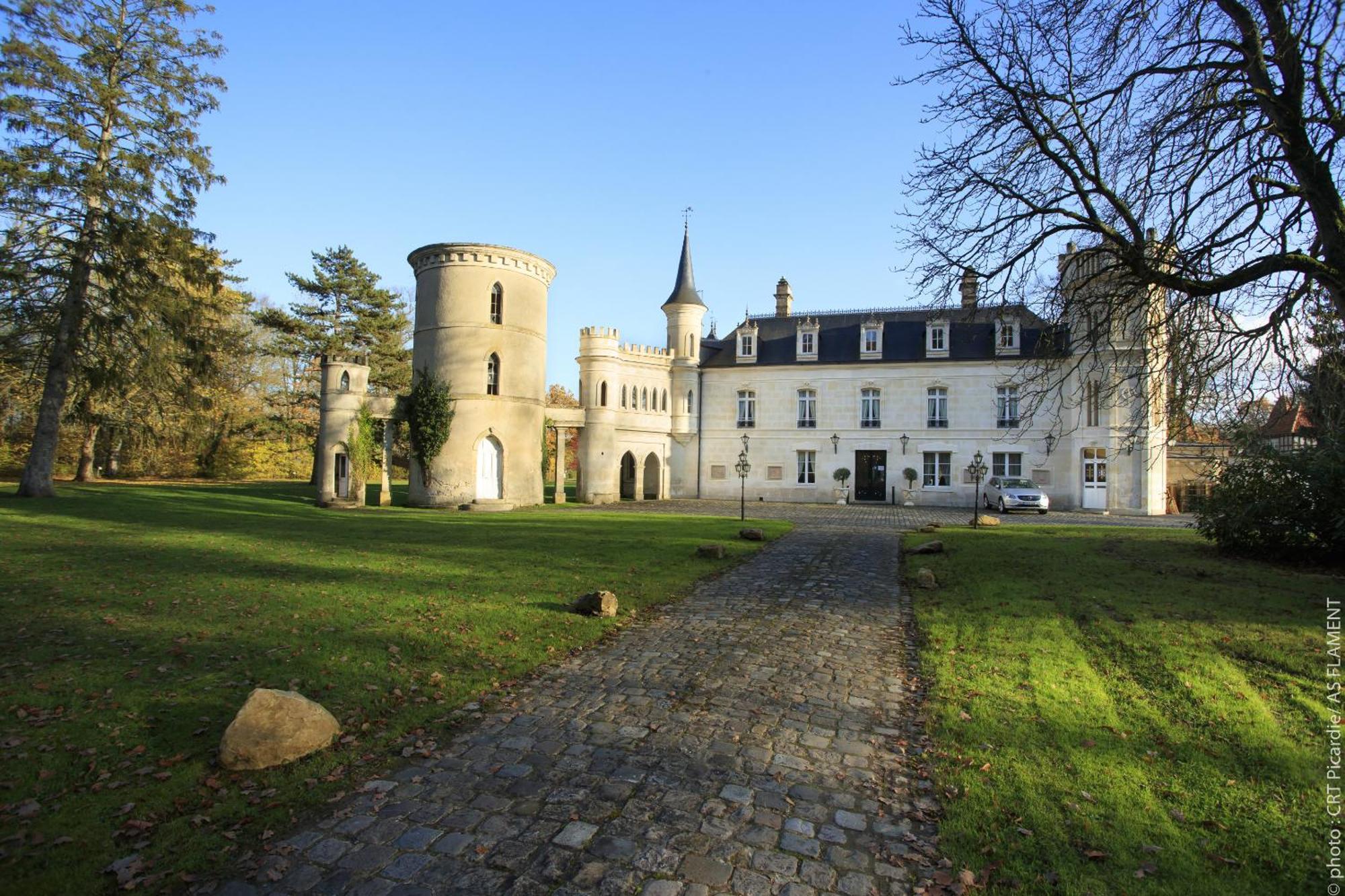 Chateau De Breuil Bed & Breakfast Bruyères-et-Montbérault Стая снимка