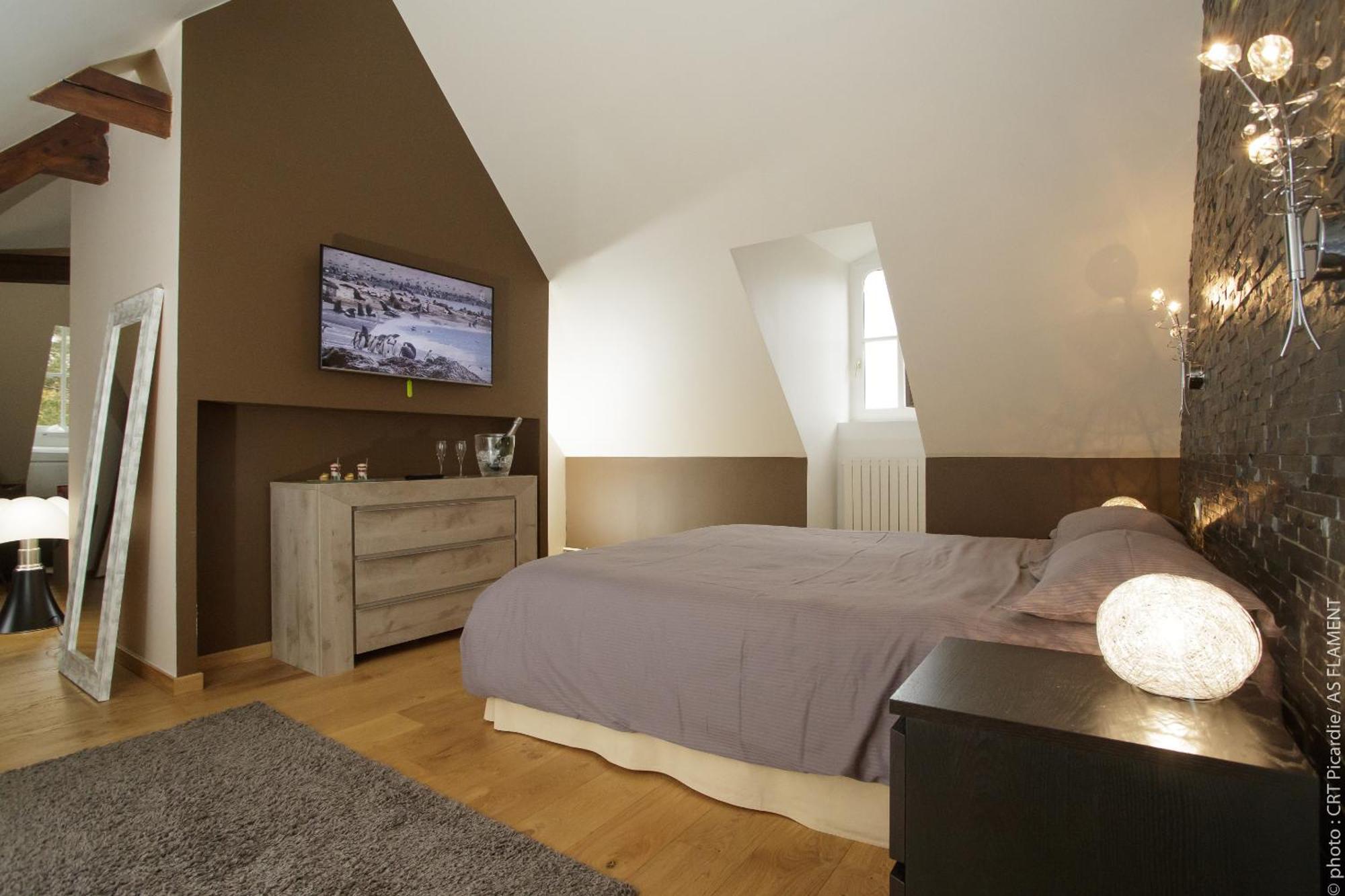 Chateau De Breuil Bed & Breakfast Bruyères-et-Montbérault Стая снимка